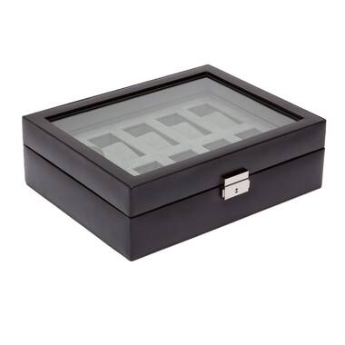 WOLF Heritage Watch Storage Boxes Watch Box + Mirror & Reviews